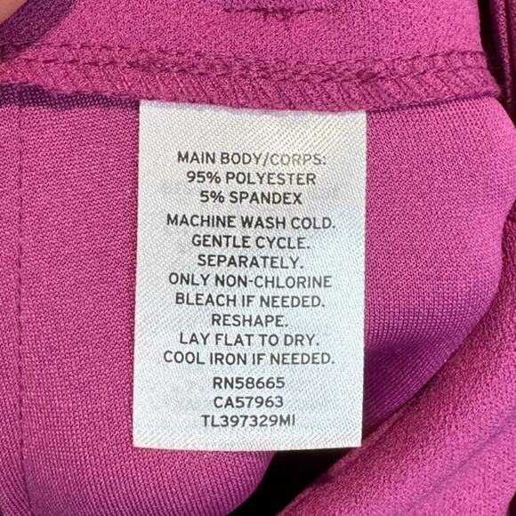 Leith (Nordstrom) Magenta Pink/Purple Wide Leg Pants with Tie, Women's SMALL - Picture 6 of 6